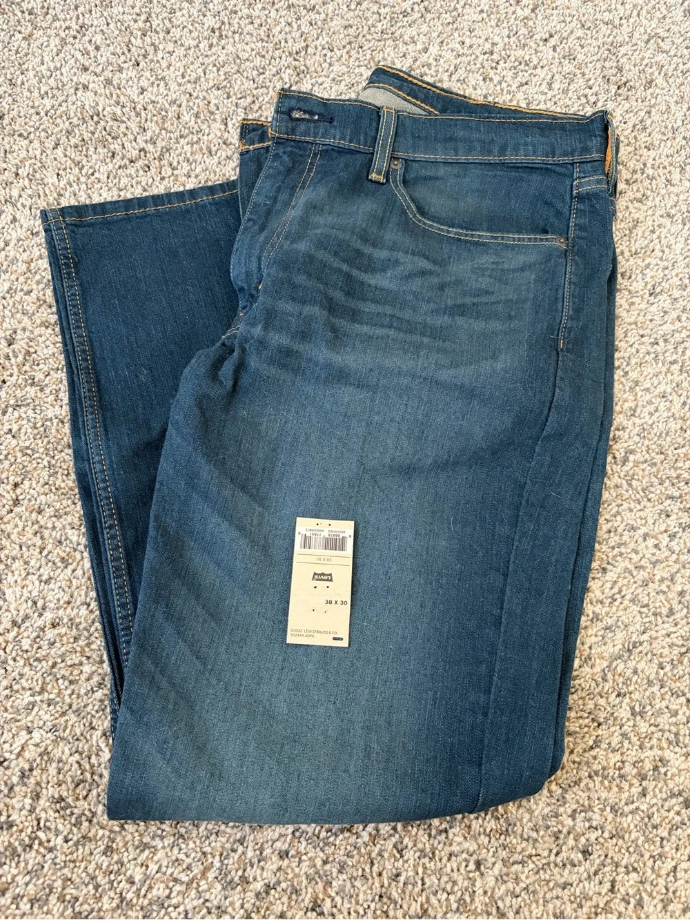 Levi's Men's Straight Jeans in Indigo Blue